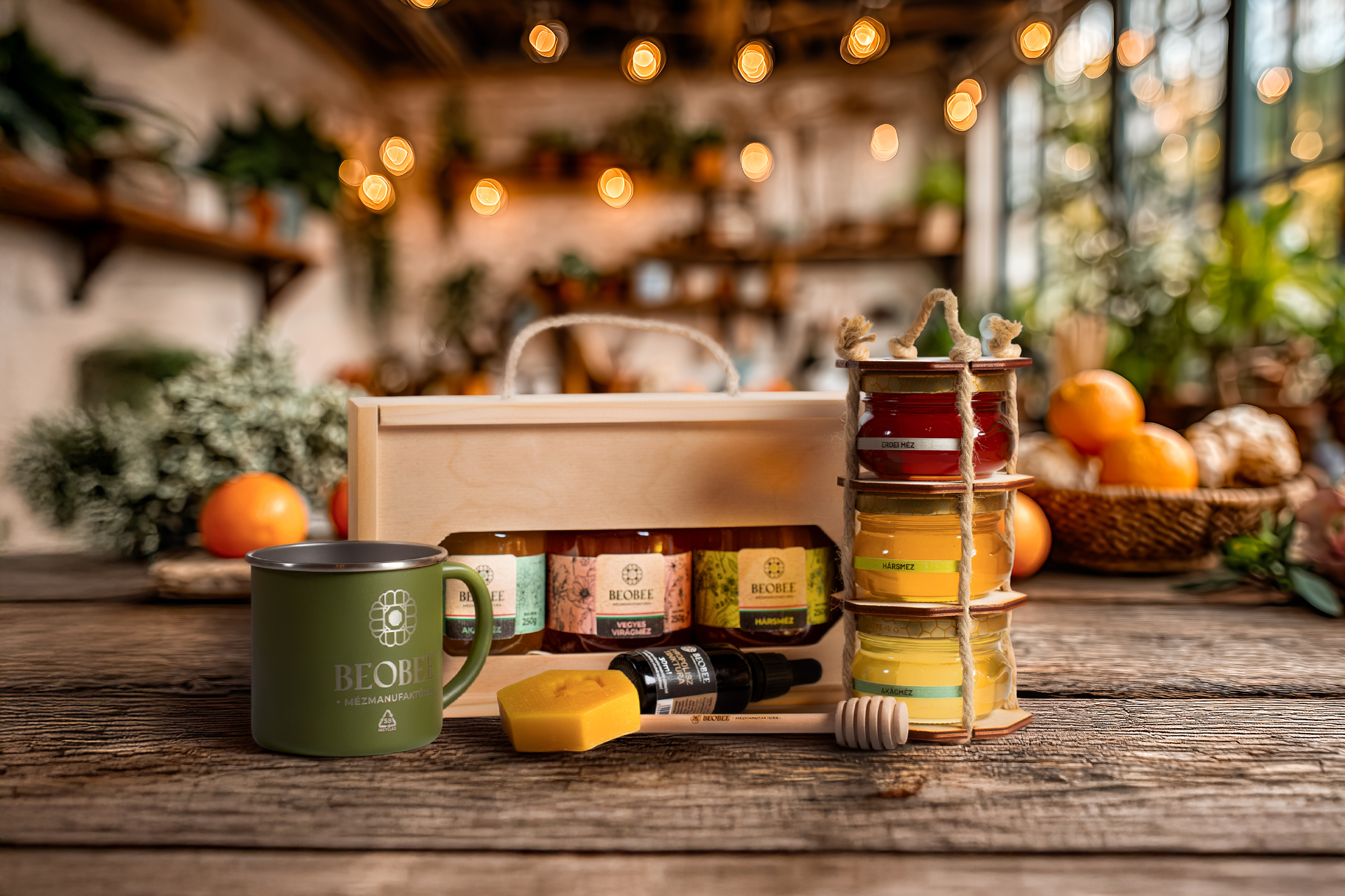 Artisan Hungarian honey collection